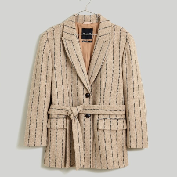 Madewell Jackets & Blazers - Madewell Bedford Oversized Belted Blazer, NWT